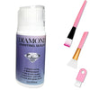 Diamond Painting Sealer – 60ml/120ml/200ml with 3 Brushes, Permanent Hold & Gloss Finish for Diamond Art & Puzzles
