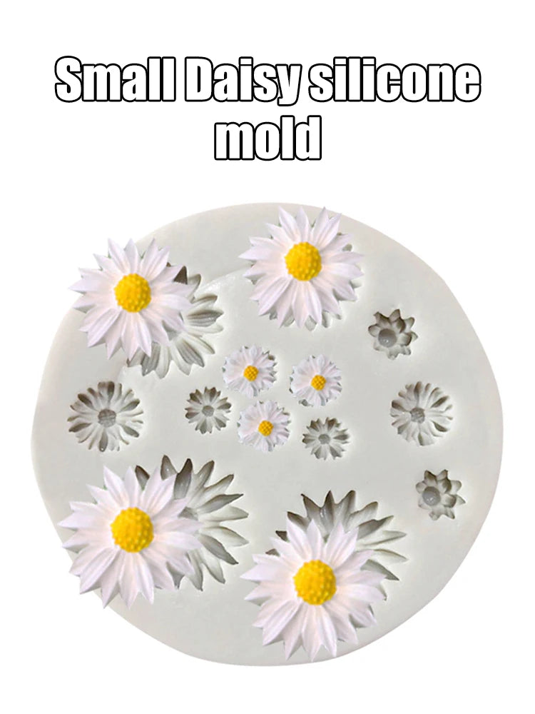 1PC Small Daisy Sunflower Silicone Mold