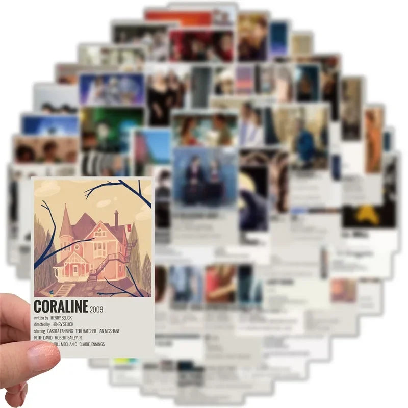 10/30/64pcs Movie Poster Stickers