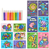 Children’s Sand Painting Set – Colored Sand DIY Scraping Art Kit for Boys & Girls, Handmade Creative Toys