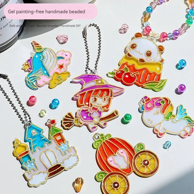 Children DIY Crystal Glue Painting Set