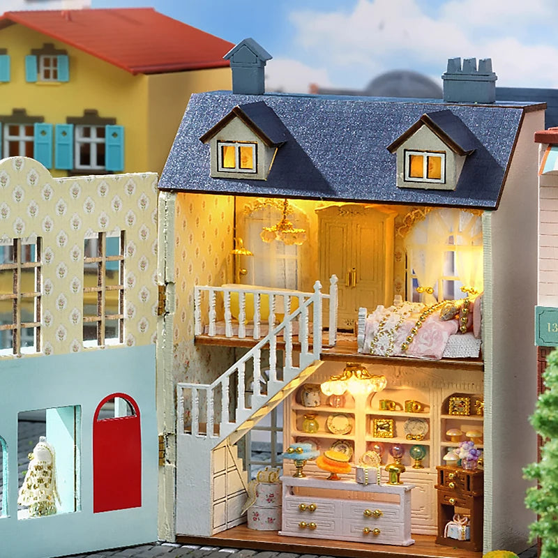 DIY Mini Wooden Dollhouse Kit