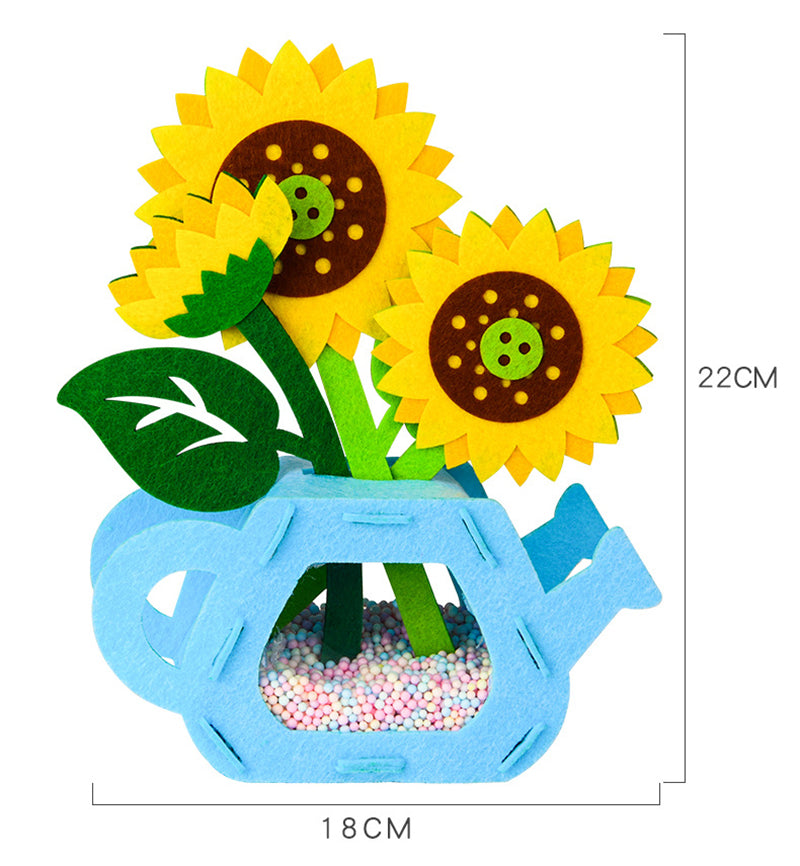 DIY Montessori Flower Toy Craft Set