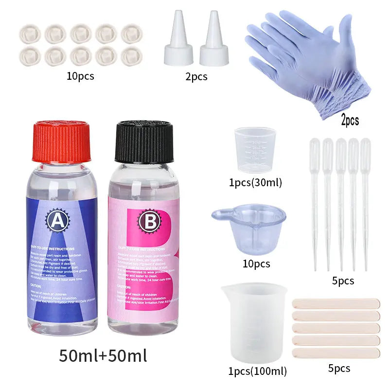 1:1 Crystal Clear Epoxy Resin Kit