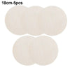 Round Wood Circles – 3/5/10pcs Blank Wooden Discs for DIY Crafts, Pyrography, Scrapbooking & Model Building