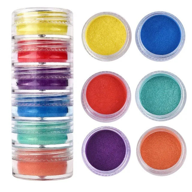 6-Color Mica Powder Set