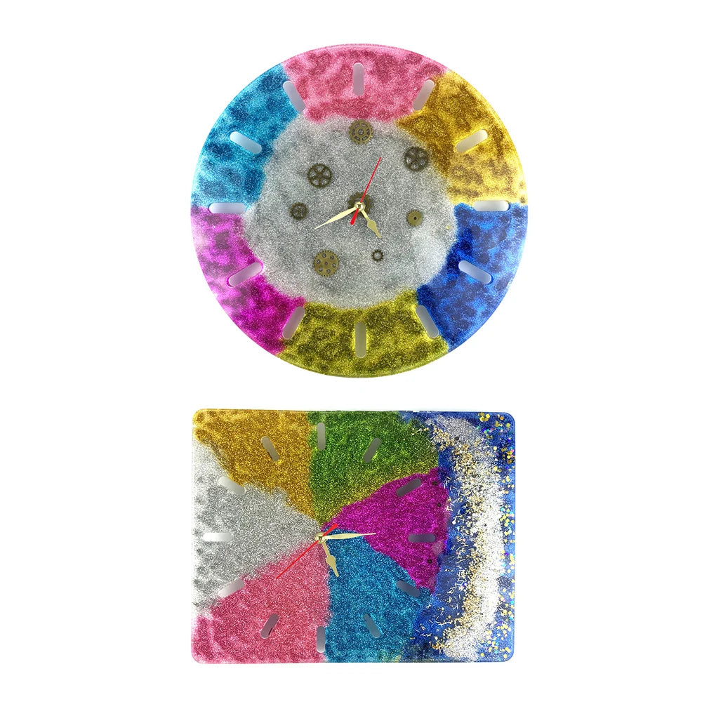 White DIY Silicone Clock Mold