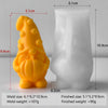 Halloween Pumpkin Gnome Candle Mold – DIY Resin, Aroma Wax & Plaster Craft Mold for Spooky Decor & Party Gifts