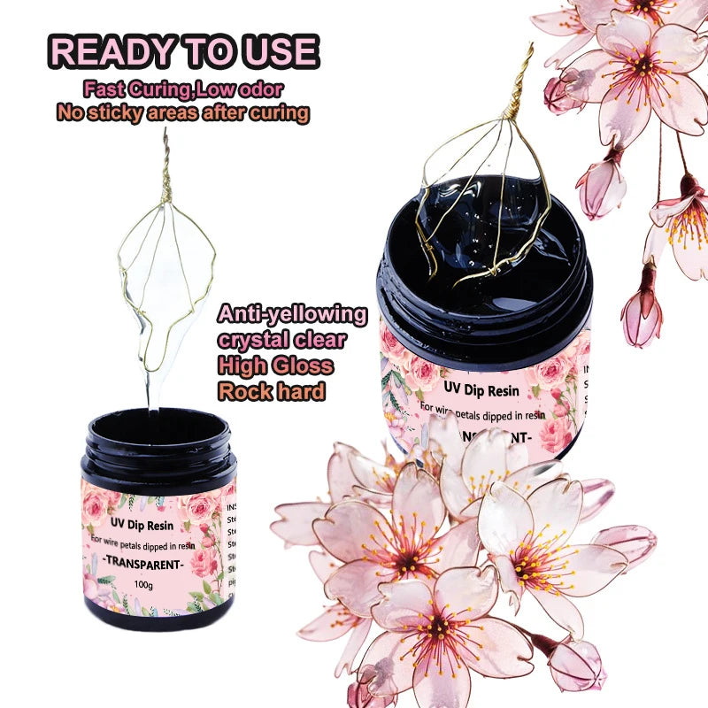 40ml/100ml UV DIP Resin Glue