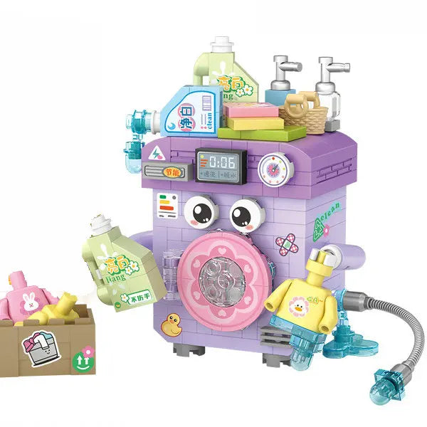 Mini Street View Building Blocks Toy Set