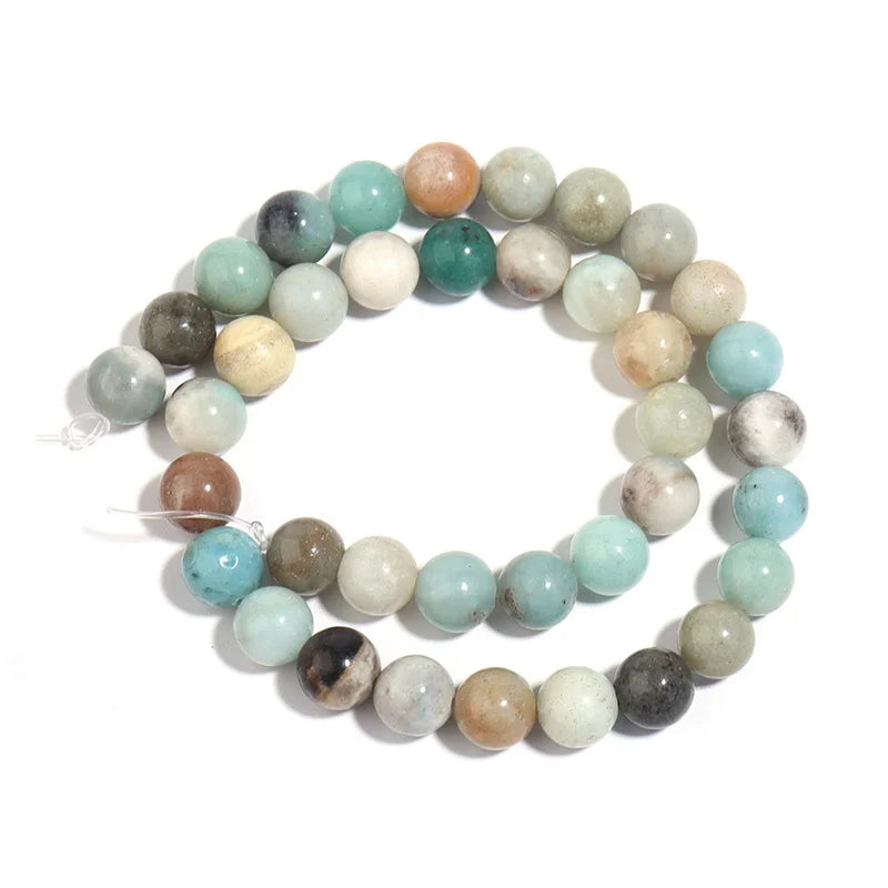 Natural Amazonite Round Beads