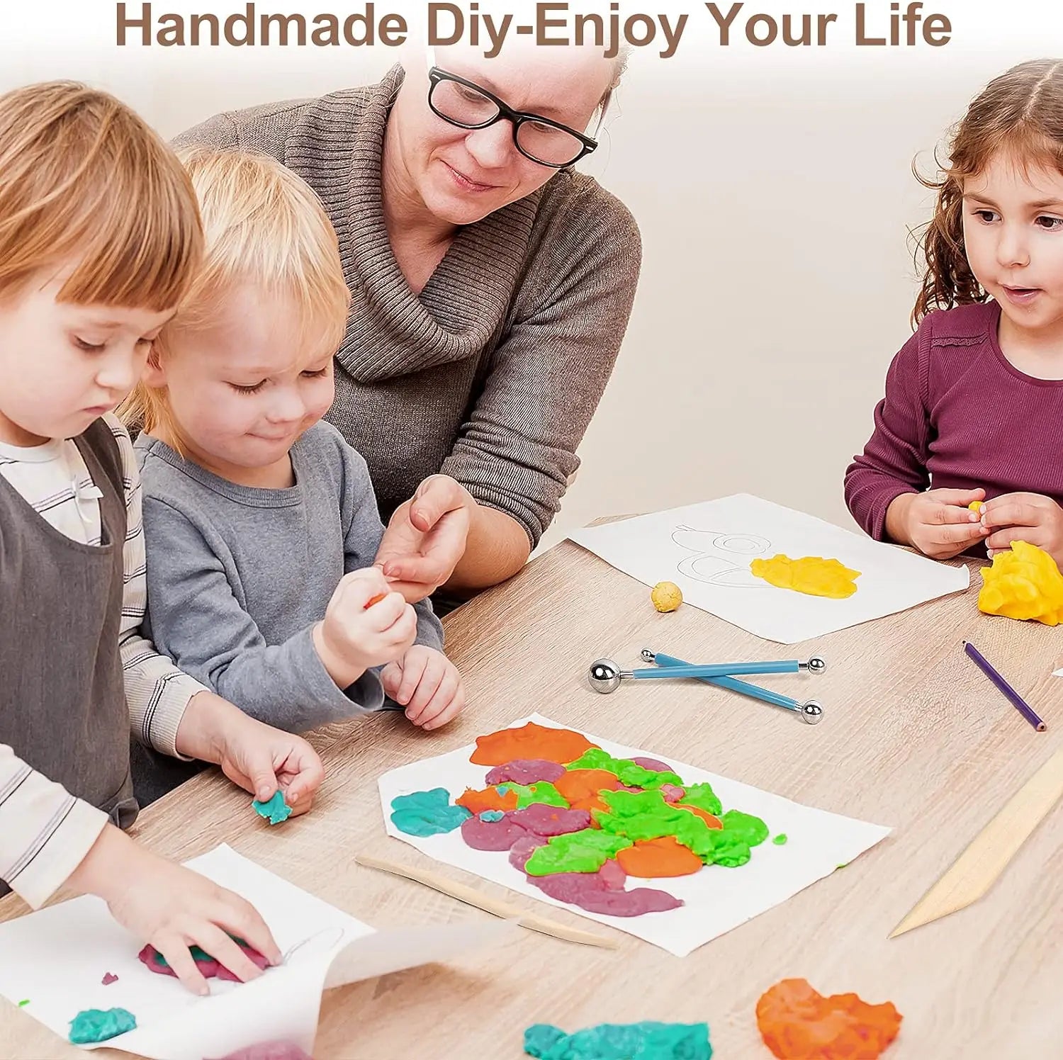 Pottery Clay Sculpting Tools Kit