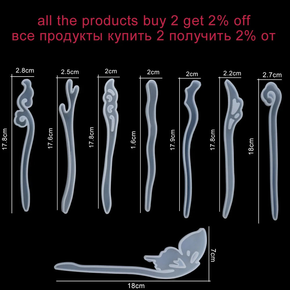 Hairpin Silicone Mold