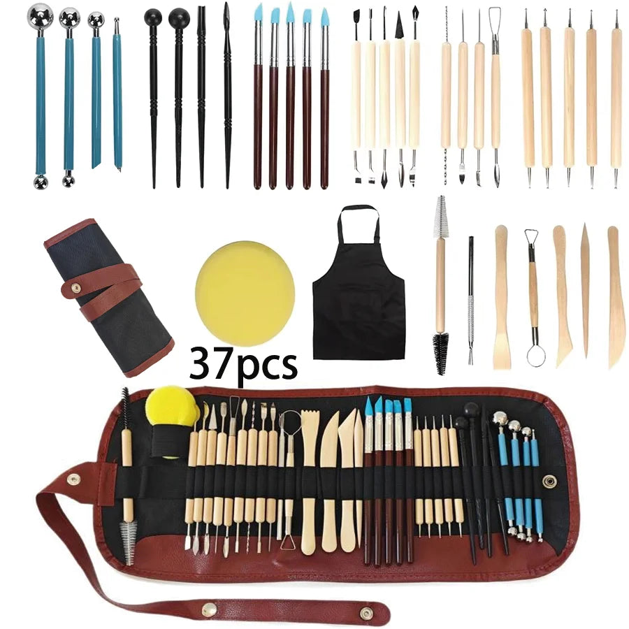 Pottery Clay Sculpting Tools Kit