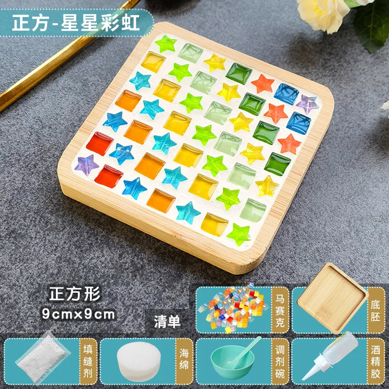 Handmade DIY Mosaic Cup Mat