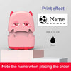 Custom Cartoon Baby Name Stamp Kit – Reusable Waterproof Ink Seal for Clothes & School Bags