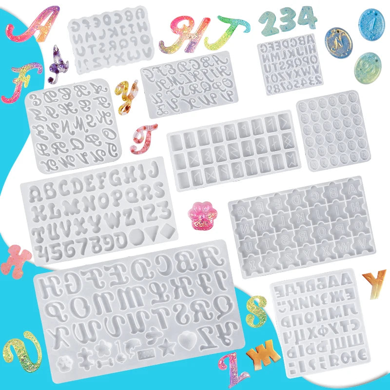 Alphabet Keychain Molds