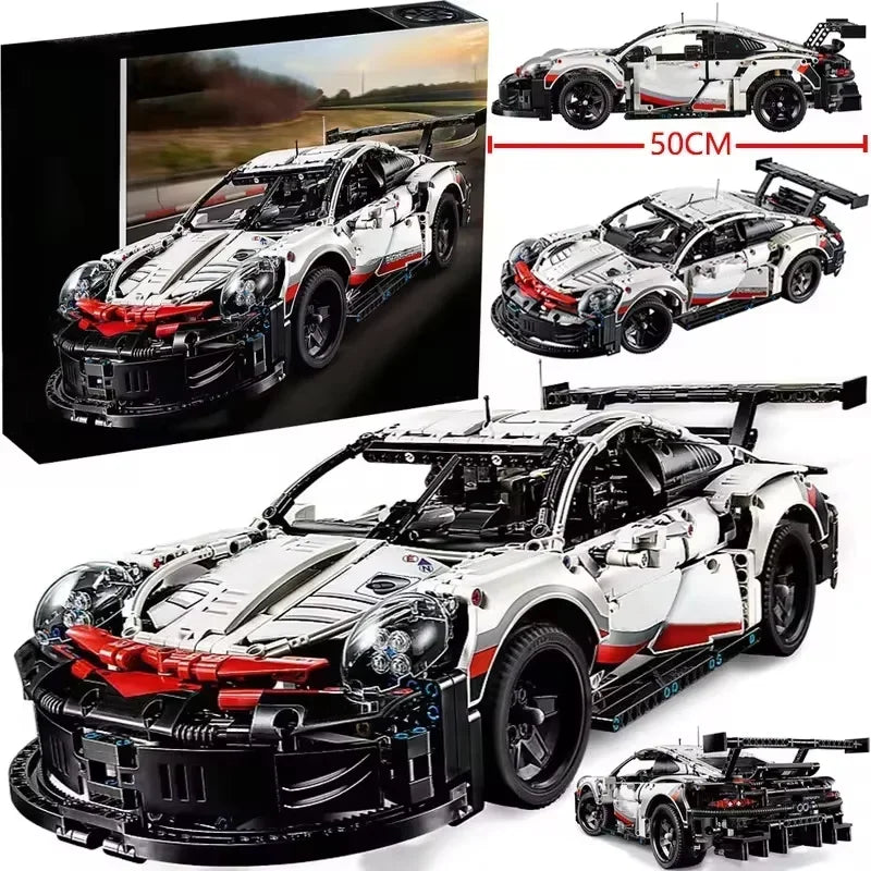 1580PCS Remote Control Racing Car Building Kit