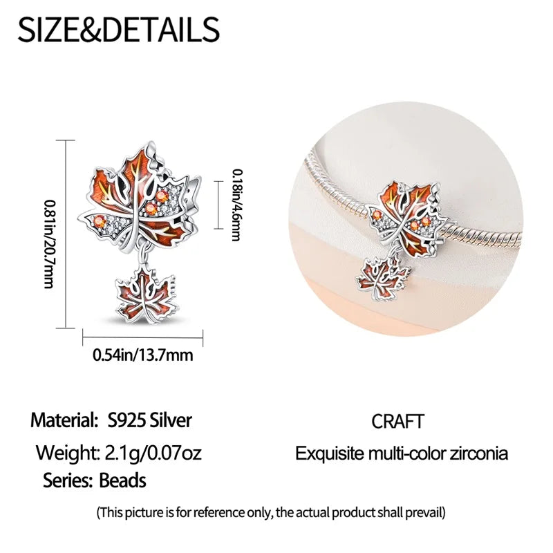 S925 Silver Luminous Firefly & Star Charms (3mm)