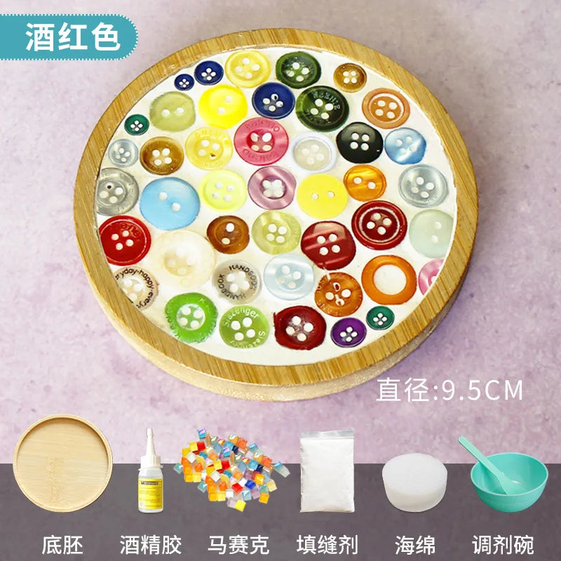 Handmade DIY Mosaic Cup Mat