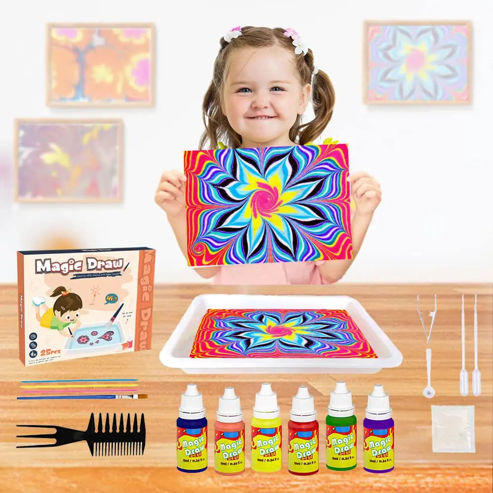 Kids Marble Painting Kit