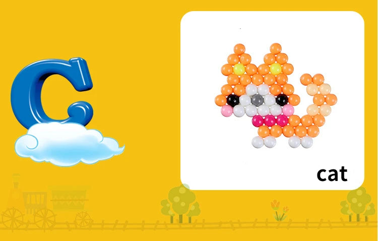 1000pcs Water Spray Magic Beads Craft Kit