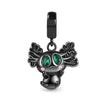 925 Sterling Silver Black Mysterious Charms – Bat, Spider, Duck, Eagle – Fits Original Charm Bracelets, Gothic Style Jewelry for Women