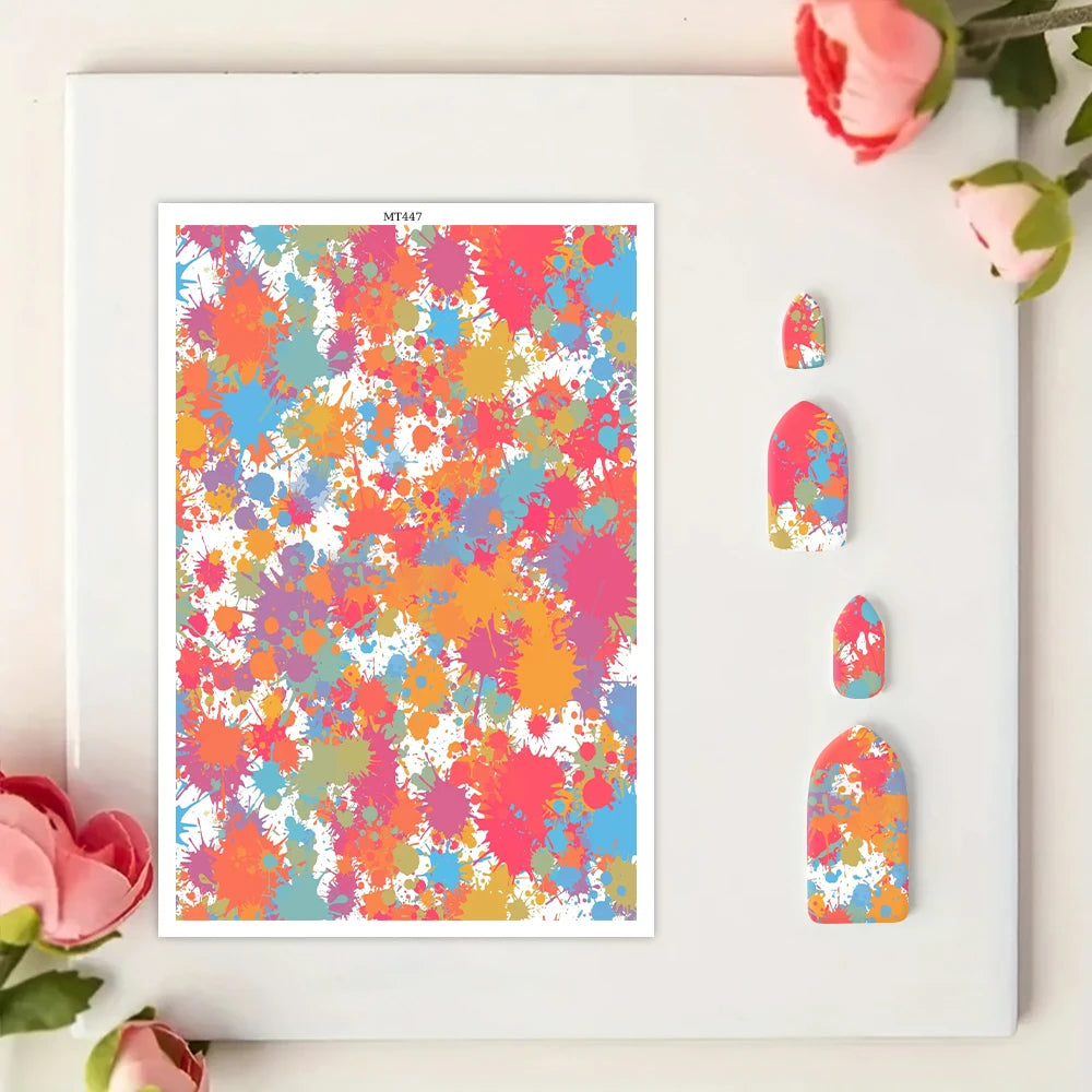 Watercolor Transfer Paper Stickers