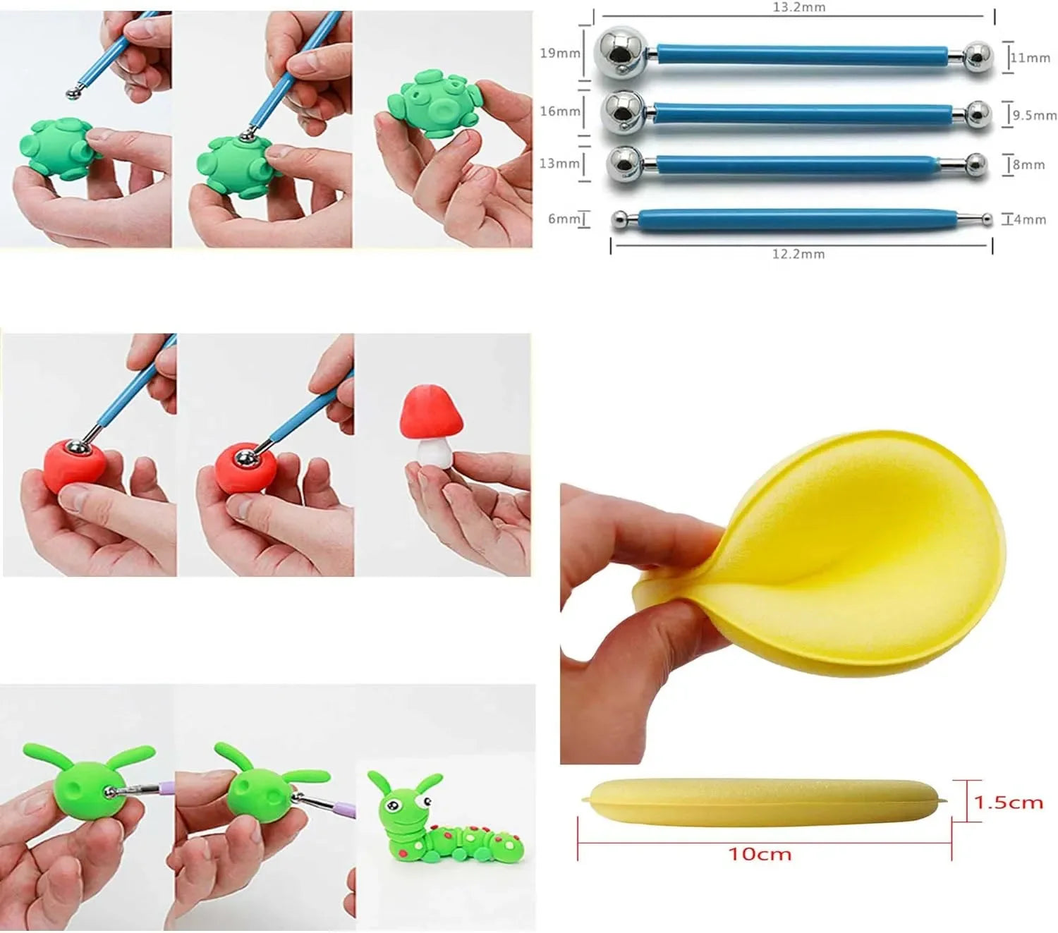 Pottery Clay Sculpting Tools Kit