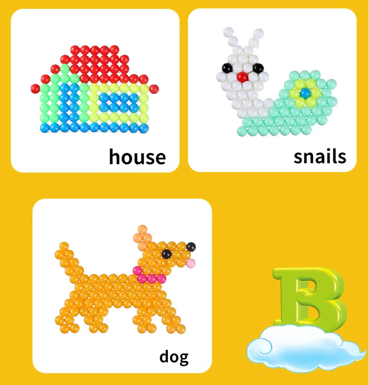 1000pcs Water Spray Magic Beads Craft Kit