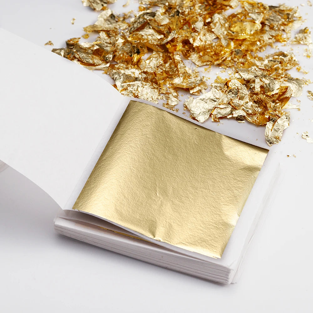 100–200 Sheets Imitation Gold Foil Paper