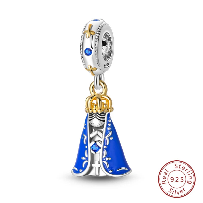 S925 Silver Luminous Firefly & Star Charms (3mm)