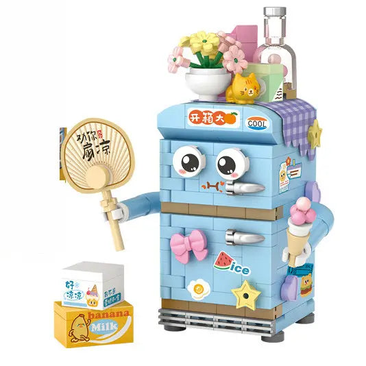 Mini Street View Building Blocks Toy Set