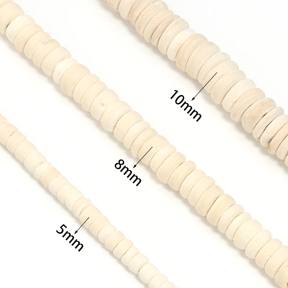 110/300pcs Colorful Coconut Shell Wooden Beads
