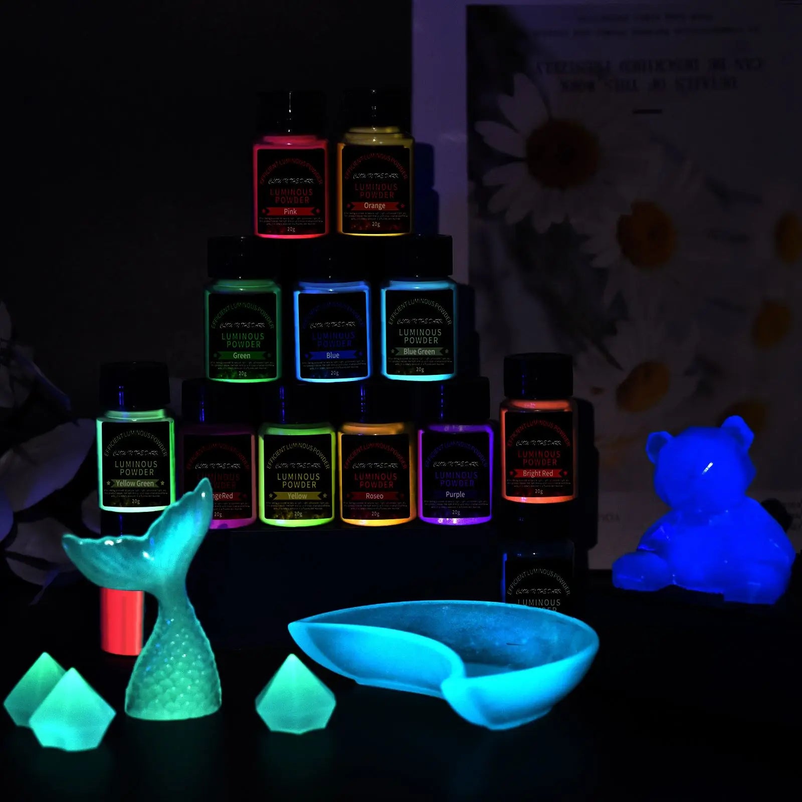 20g Glow-in-the-Dark Luminous Powder