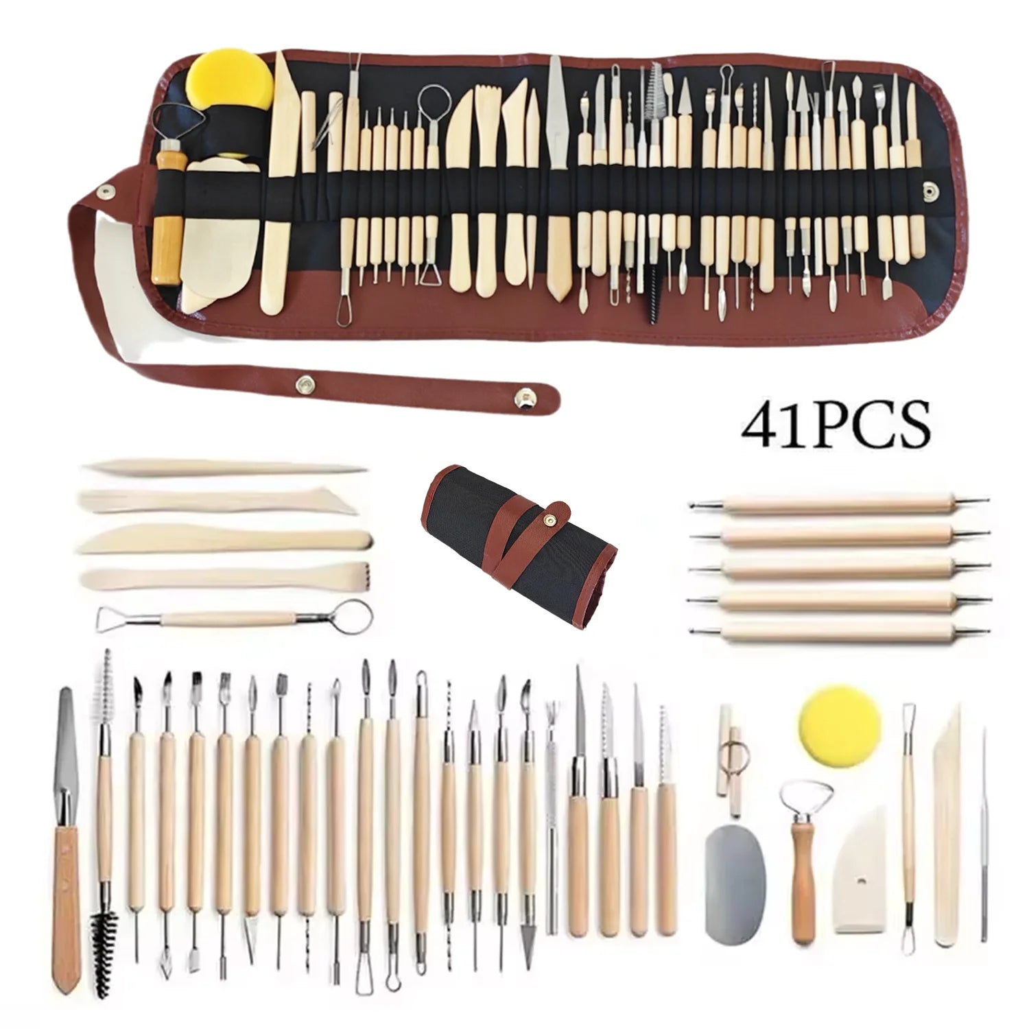 Pottery Clay Sculpting Tools Kit