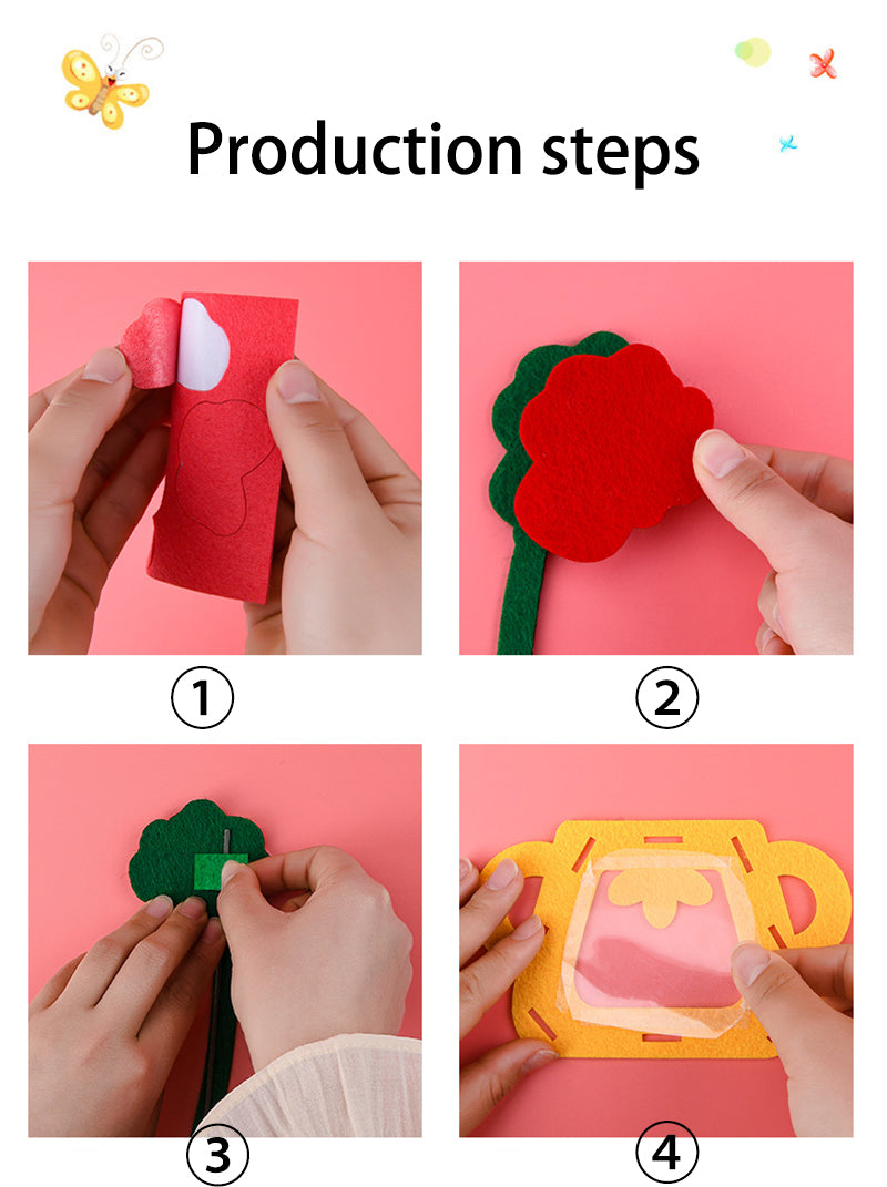 DIY Montessori Flower Toy Craft Set