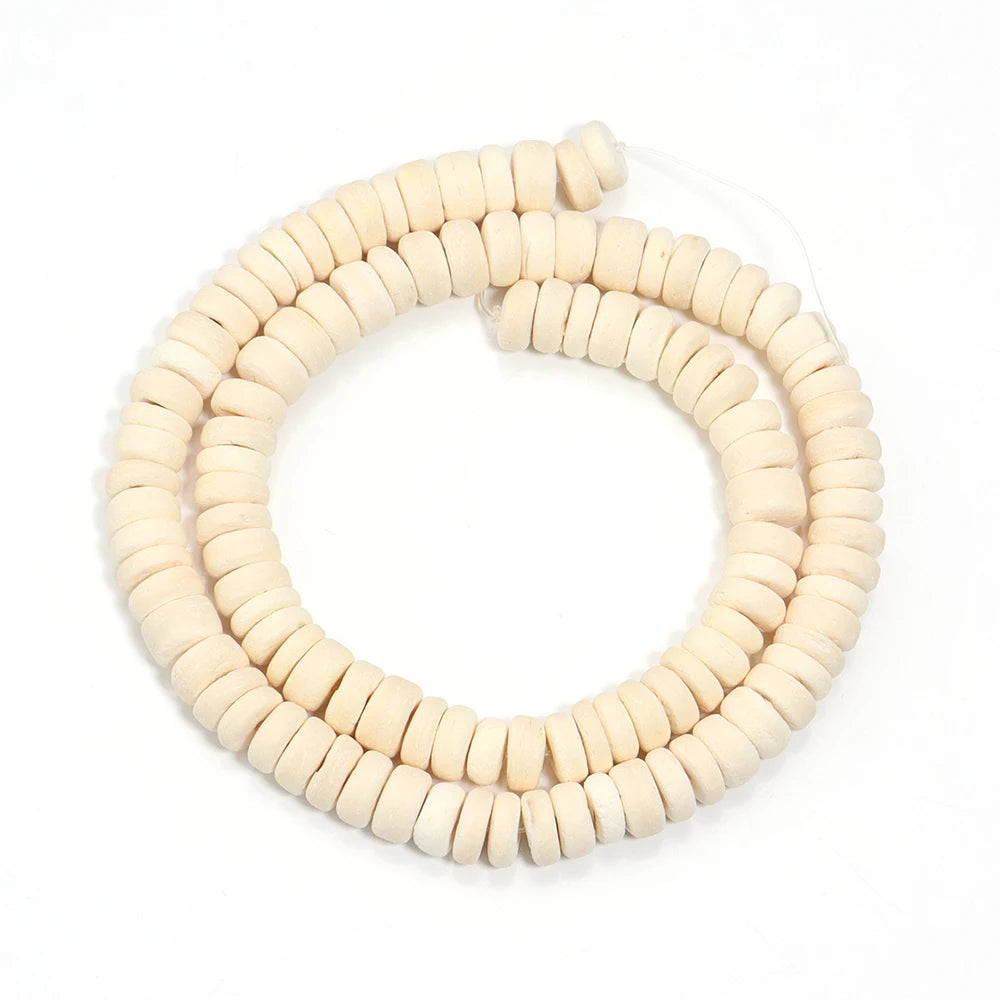 110/300pcs Colorful Coconut Shell Wooden Beads