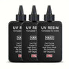 UV Resin 100g-300g with 5 Random Molds – Upgraded Hard Type Crystal Clear UV Epoxy Resin for Jewelry & Craft Making