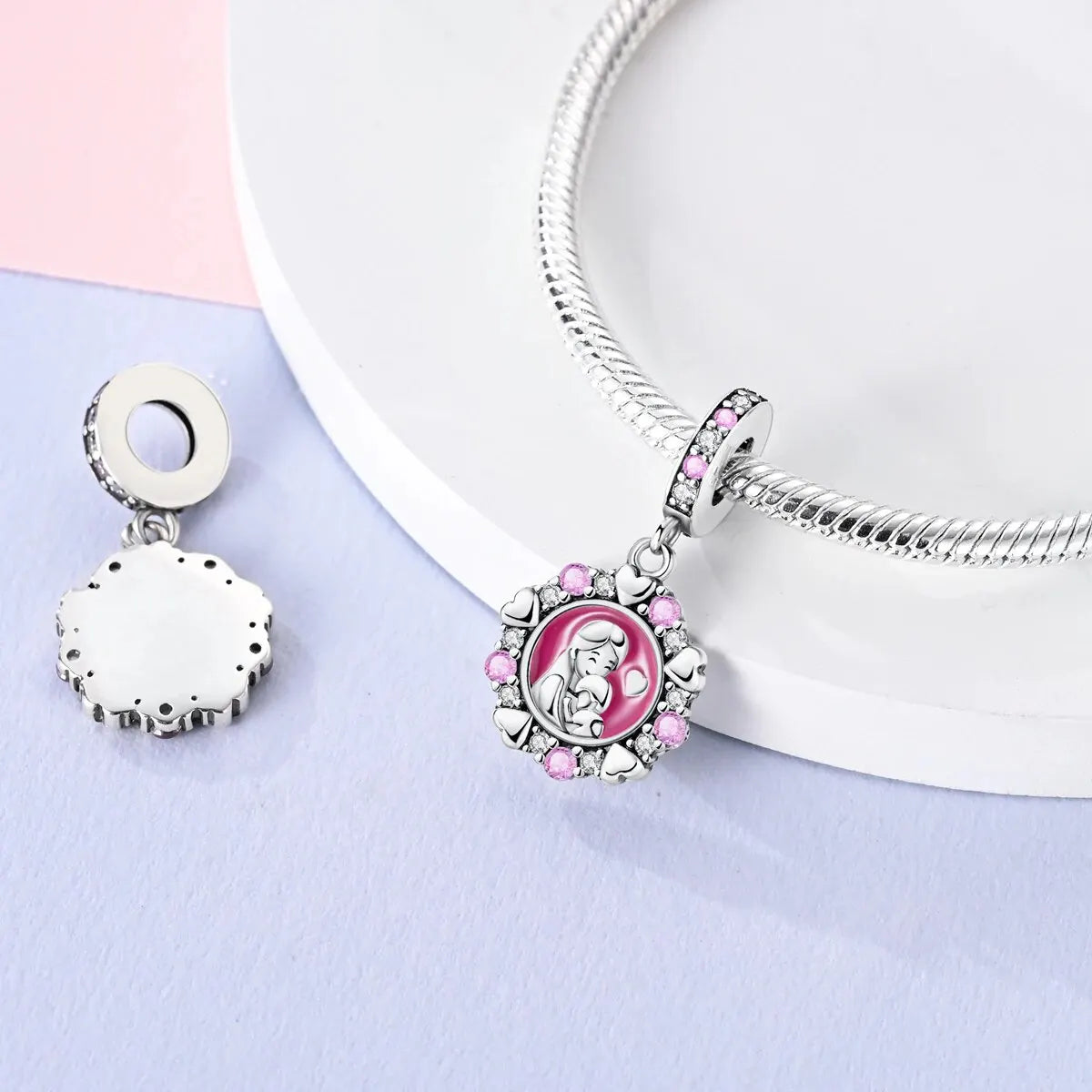 MULA 1PC Silver Plated Charms