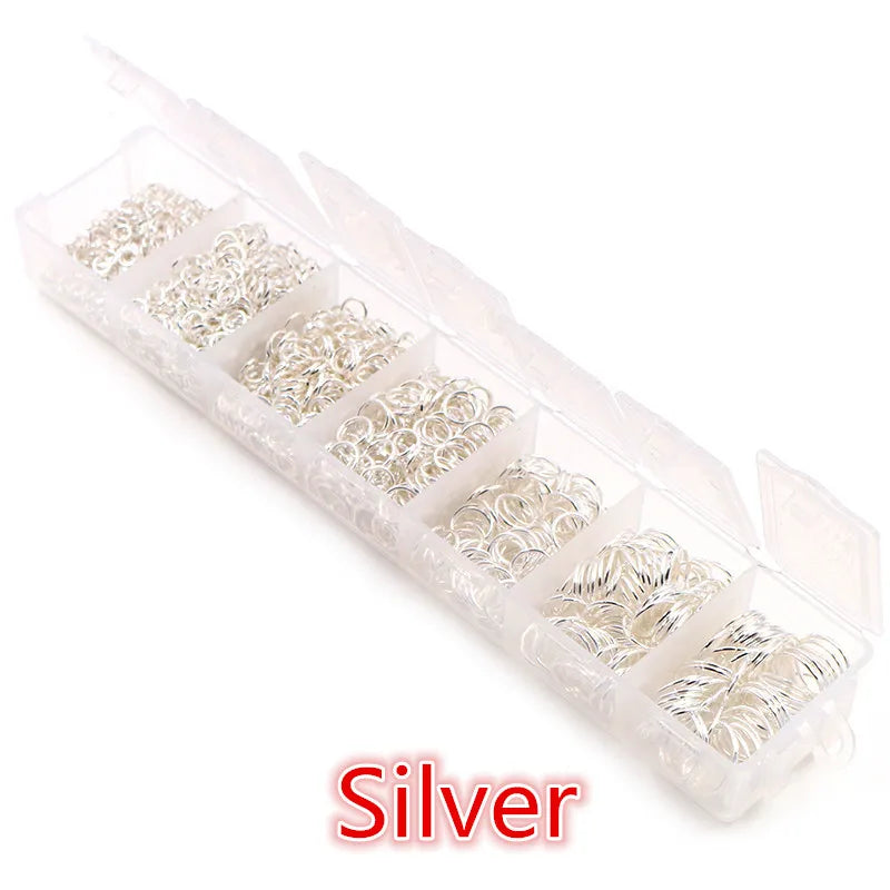 Jump Rings Set (3–10mm, 8 Colors) for Jewelry Making