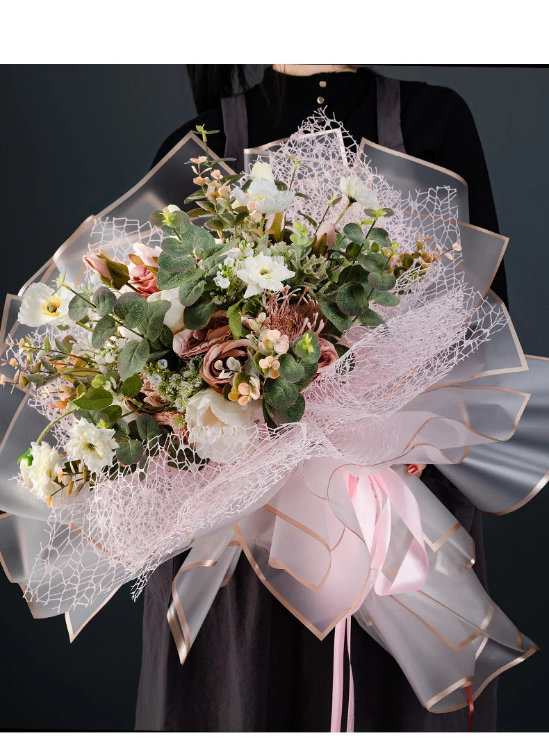 10 Sheets Waterproof Flower Wrapping Paper