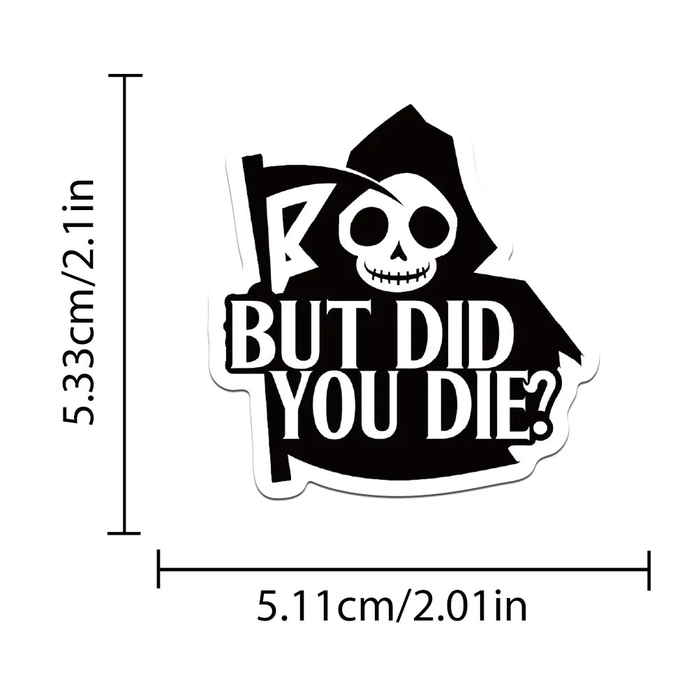 50/100pcs Cartoon Snarky MEME Stickers