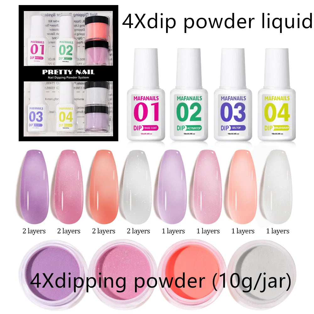 120ml EMA Acrylic Liquid & Pink Builder Powder Set