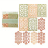 10pcs Vintage Lace Butterfly Hollow Craft Paper – DIY Scrapbooking & Junk Journal Material Pack