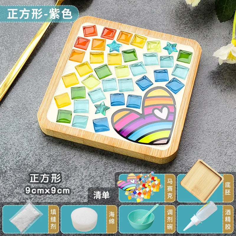 Handmade DIY Mosaic Cup Mat