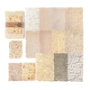 28pcs Vintage Relief Texture Scrapbook Paper Pack