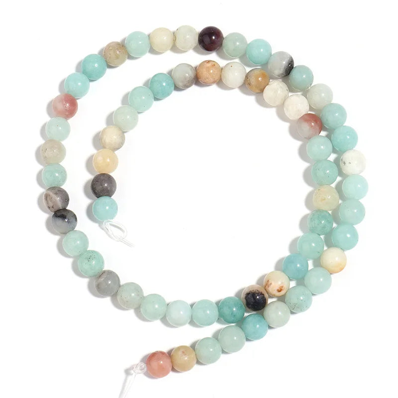 Natural Amazonite Round Beads