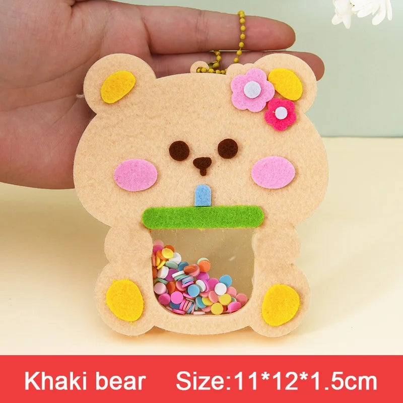 Cartoon Non-Woven Shake Pendant DIY Kit