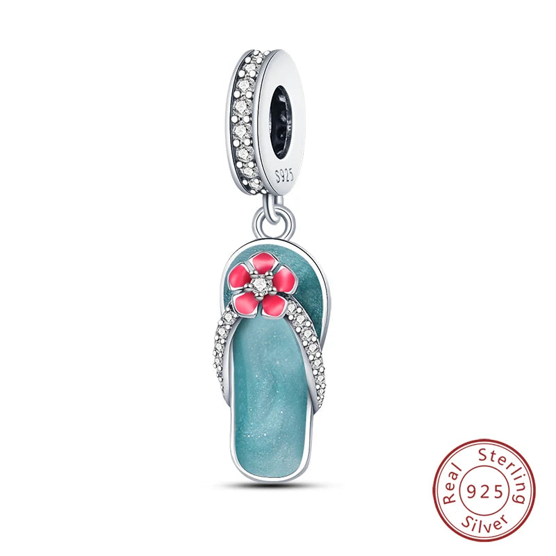 S925 Silver Luminous Firefly & Star Charms (3mm)